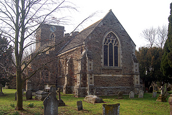 The church from the south-east March 2012